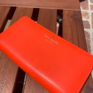 Kate Spade Orange Lacey Wallet
